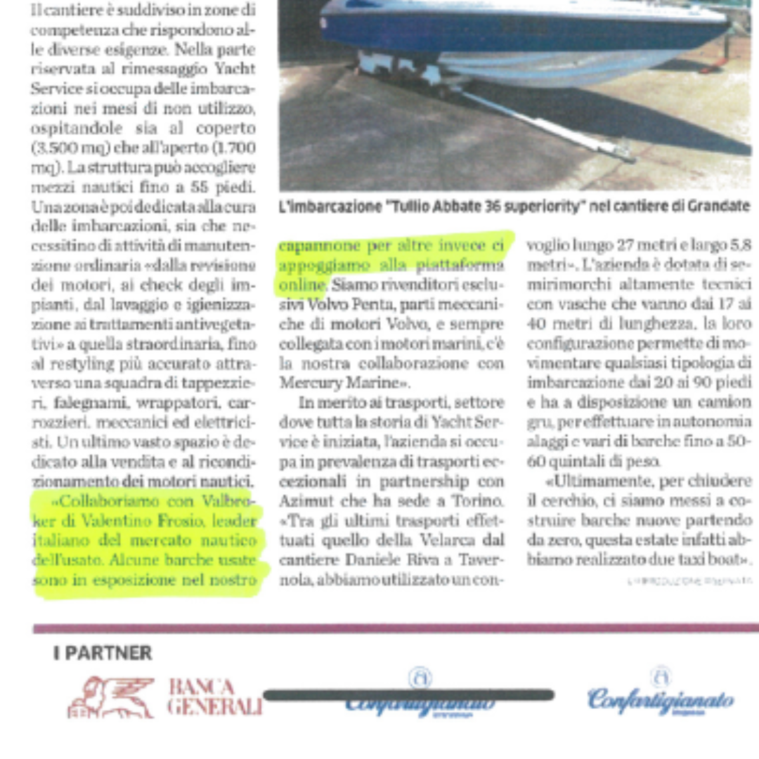 CANTIERE YACHT SERVICE SRL A COMO DI PAOLO MERONI